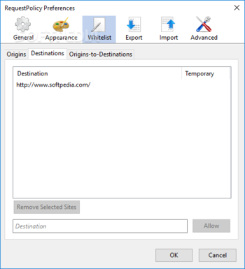 RequestPolicy screenshot 6