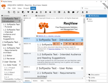 ReqView screenshot