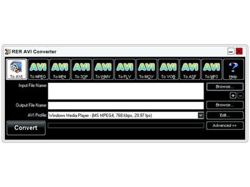 RER AVI Converter screenshot
