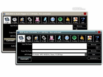 RER DVD Audio Converter Pack screenshot 3