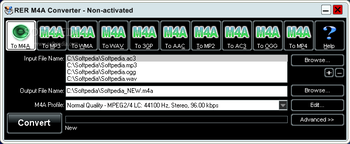 RER M4A Converter screenshot