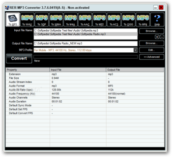 RER MP3 Converter screenshot 2