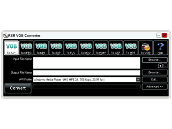 RER VOB Converter screenshot