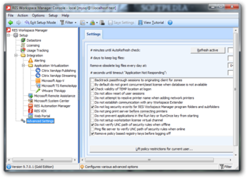 RES Workspace Manager screenshot 14