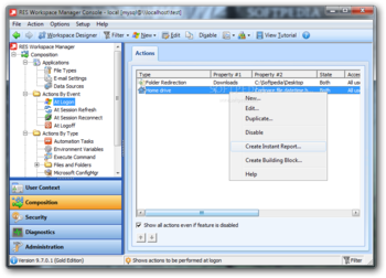 RES Workspace Manager screenshot 2