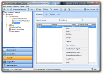 RES Workspace Manager screenshot 3