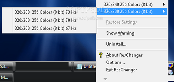 ResChanger screenshot