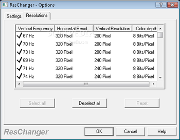 ResChanger screenshot 3