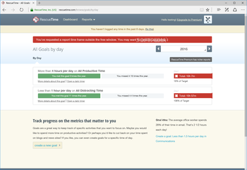 RescueTime screenshot 8