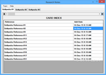 Research Notes screenshot