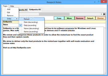 Research Notes screenshot 2