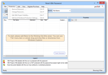 Reset VBA Password screenshot 2