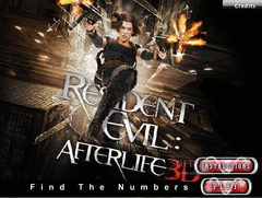 Resident Evil Afterlife 3D - Find the Numbers screenshot