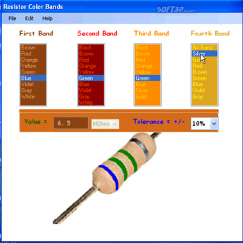 Resistor Color Bands screenshot 2