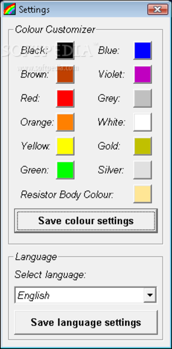 Resistor Colour Code Solver Portable screenshot 2