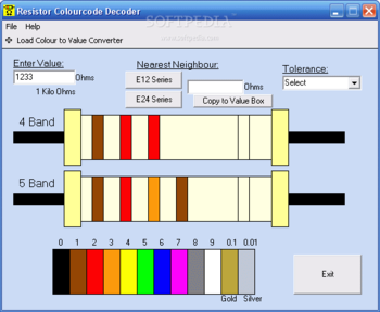 Resistor Colourcode Decoder screenshot 2