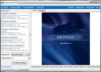 Resize Pictures Plus screenshot