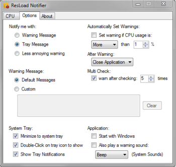 Resload Notifier screenshot