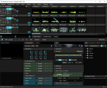 Resolume Avenue screenshot