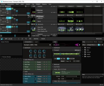 Resolume Avenue screenshot 11