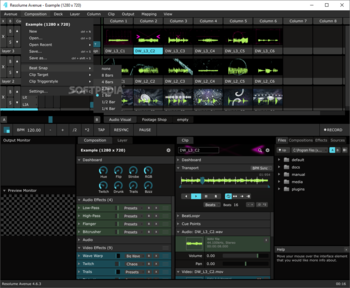 Resolume Avenue screenshot 2