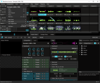 Resolume Avenue screenshot 3