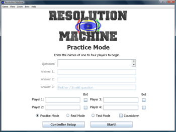 Resolution Machine screenshot