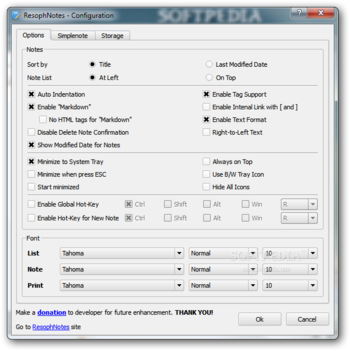 ResophNotes screenshot 3