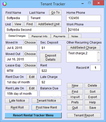 Resort Rental Tracker Plus screenshot 5