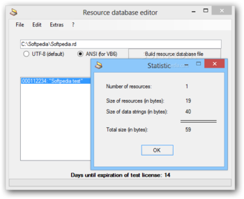 Resource Database Editor screenshot 4