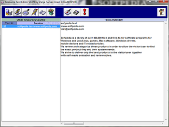 Resource Text Editor screenshot
