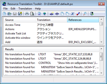 Resource Translation Toolkit Portable  screenshot