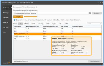 Response Time Viewer For Wireshark screenshot 2