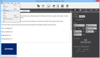 Responsive Site Designer (formerly CoffeeCup VisualSite Designer) screenshot 2