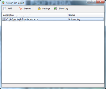 Restart on Crash screenshot