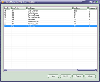 Restaurant Billing screenshot 2