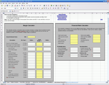 Restaurant Operations & Financial Workbook screenshot 2