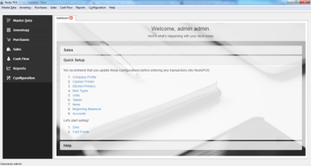 RestoPOS screenshot