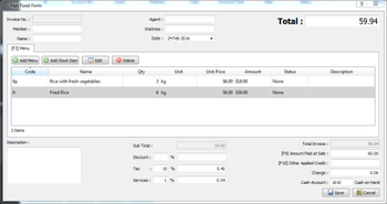 RestoPOS screenshot 2