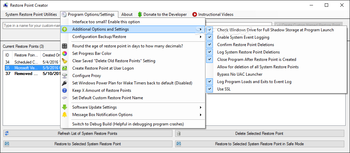 Restore Point Creator screenshot 3