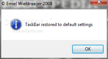 Restore TaskBar screenshot 2