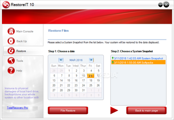 RestoreIT screenshot 4