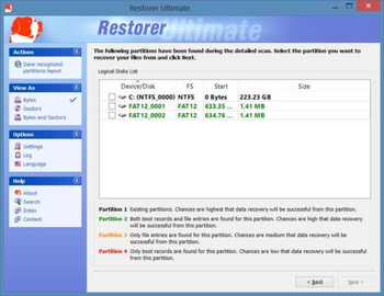 Restorer Ultimate screenshot 3