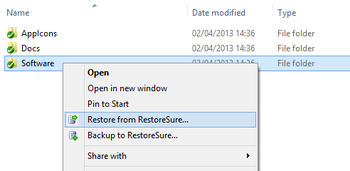 RestoreSure 2014 Free screenshot 2
