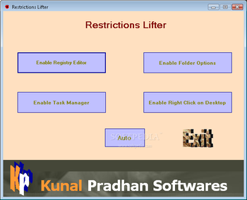 Restrictions Lifter screenshot