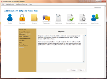 Resume Builder and Job Search Manager screenshot 6