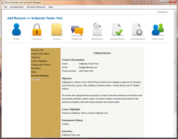 Resume Builder and Job Search Manager screenshot 7