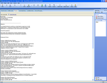 Resume Manager Pro screenshot 2