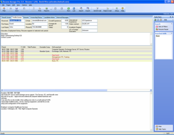 Resume Manager Pro screenshot 5