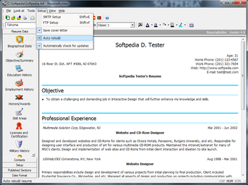 ResumeBuilder screenshot 3